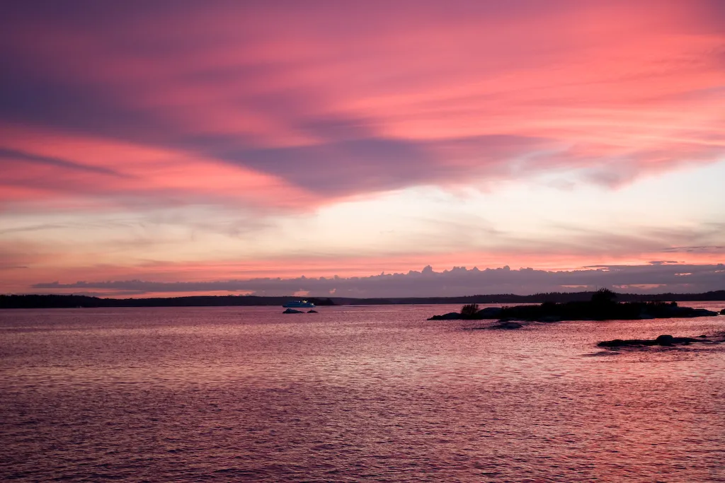 Sunset from Storön.