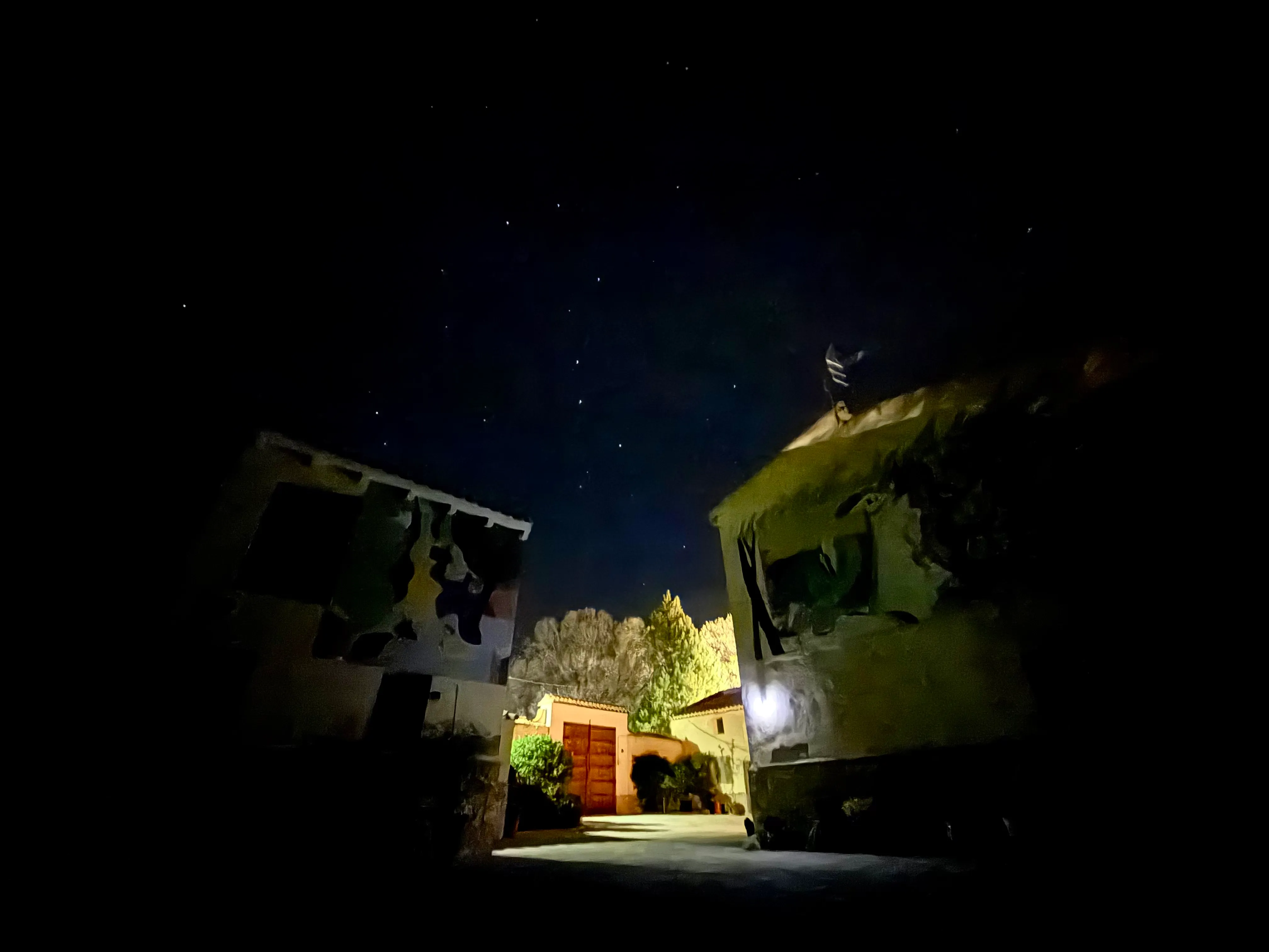 Starry night in La Alquería